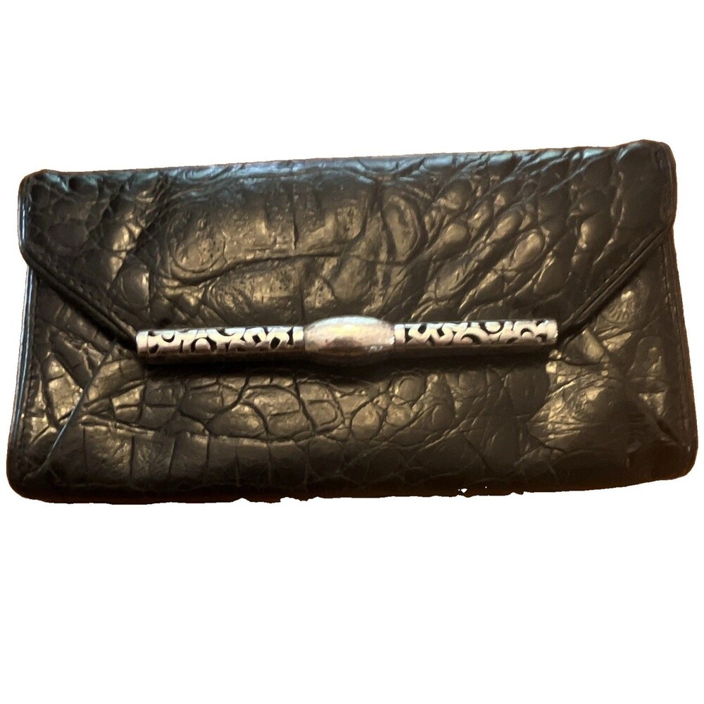 Vtg Brighton Leather Brava Large Wallet